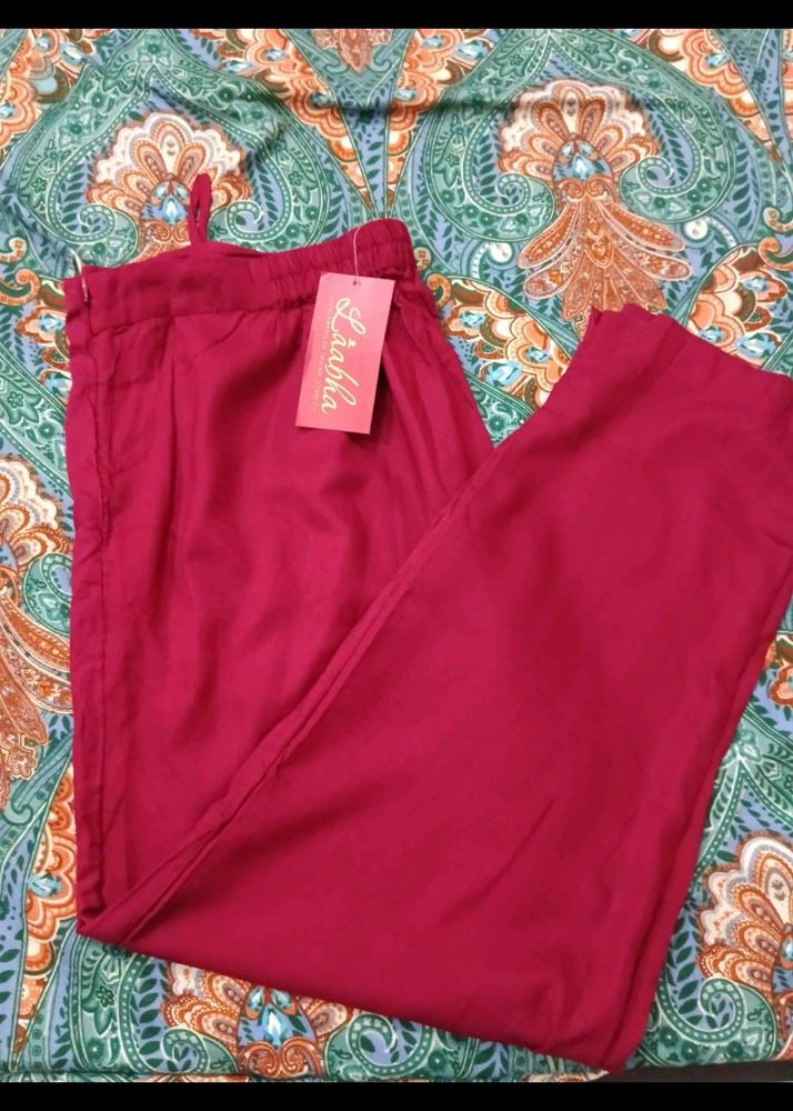 Maroon Staright Pant