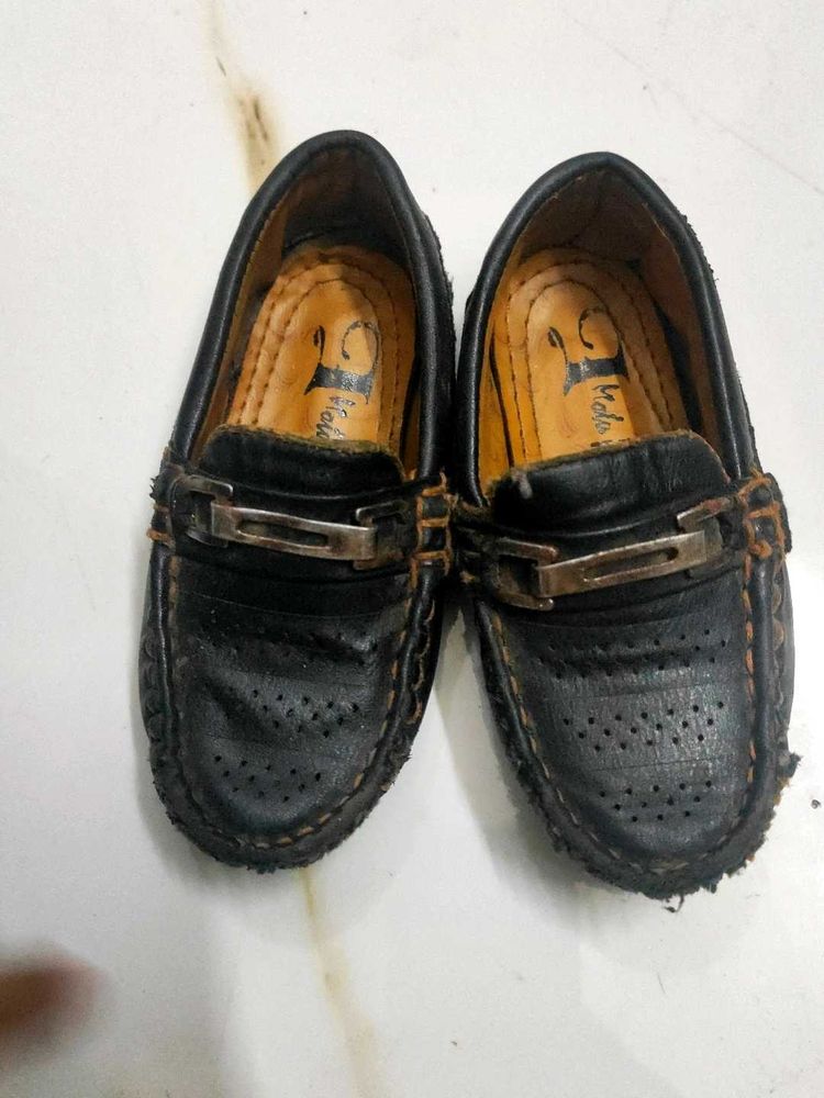 Toddler Black Dress Loafers
