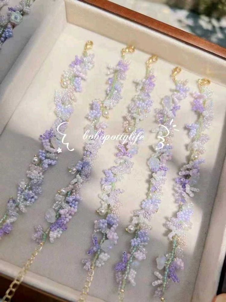Lavender Bloom Bracelet