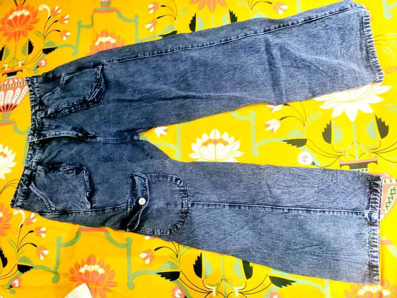 Vintage Acid Wash Cargo Pants