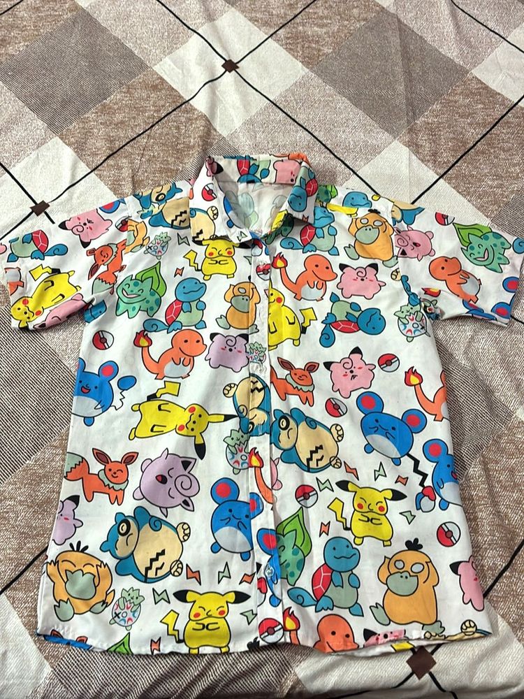 Pokemon Button-Down Shirt