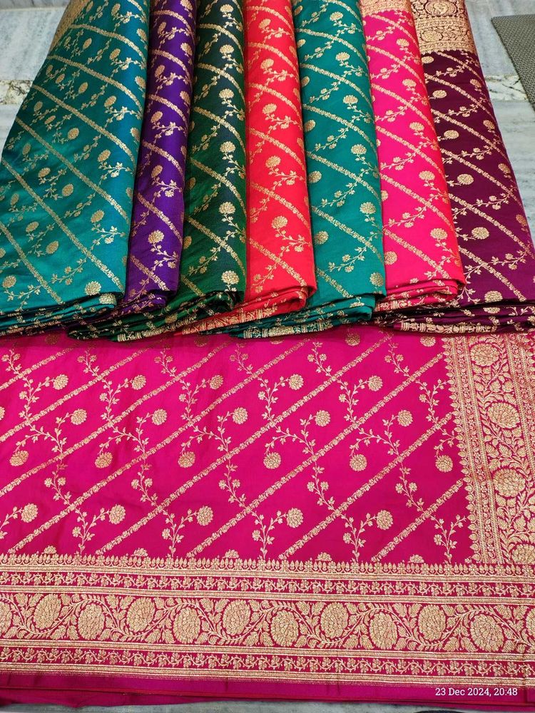 Banarasi Katan Woven Saree Light Weight
