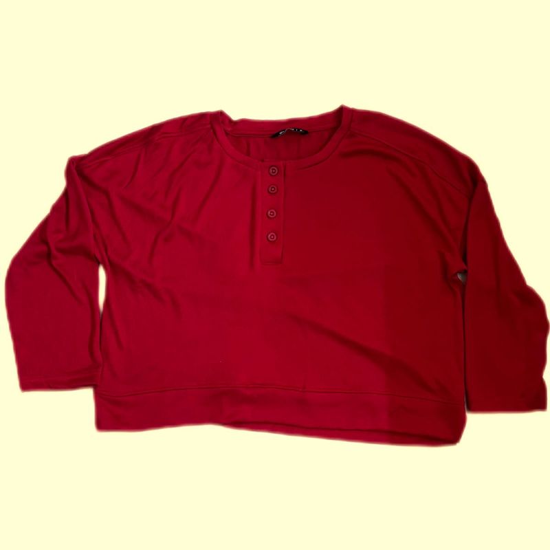 Red Boxy Top