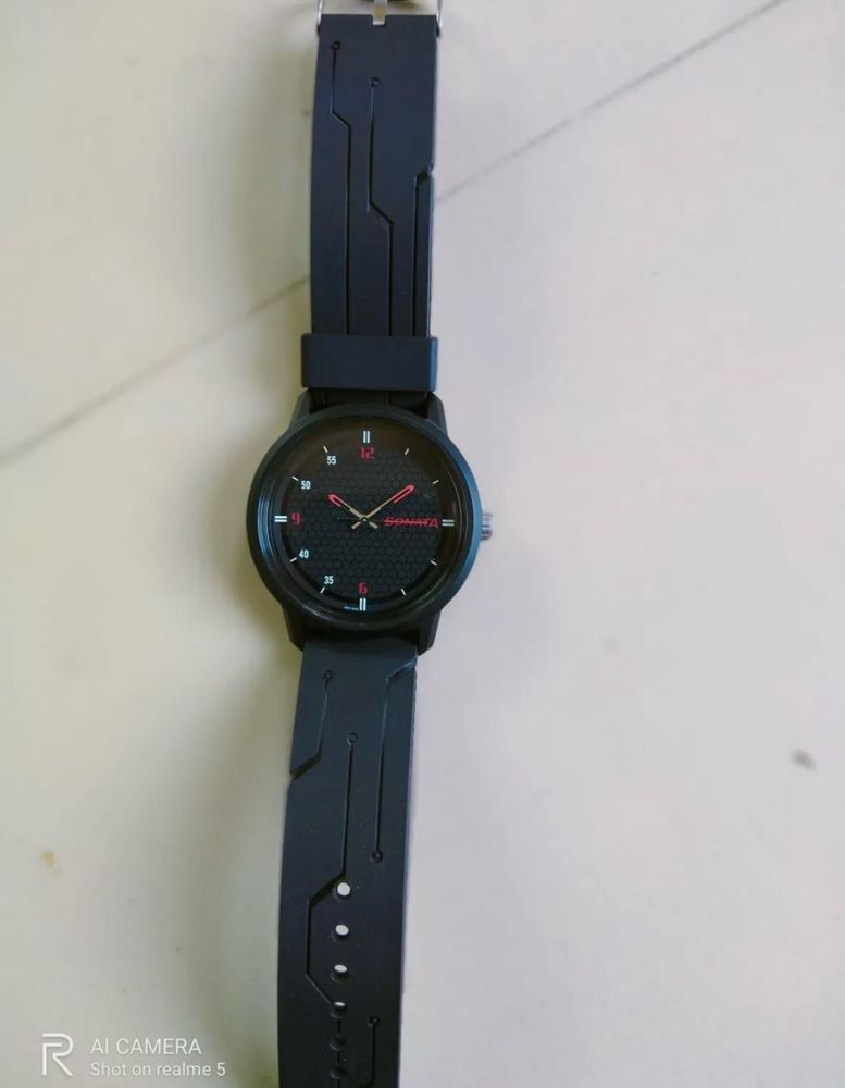 SONATA Men Formal watch black