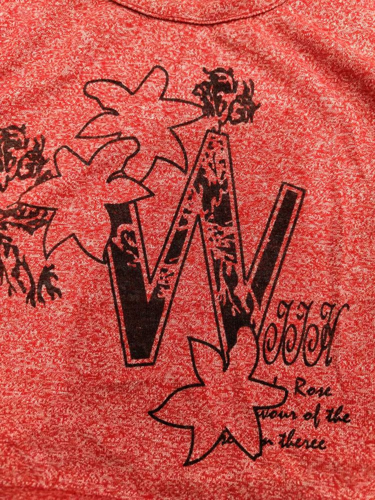 Red Vintage Floral Crop Top