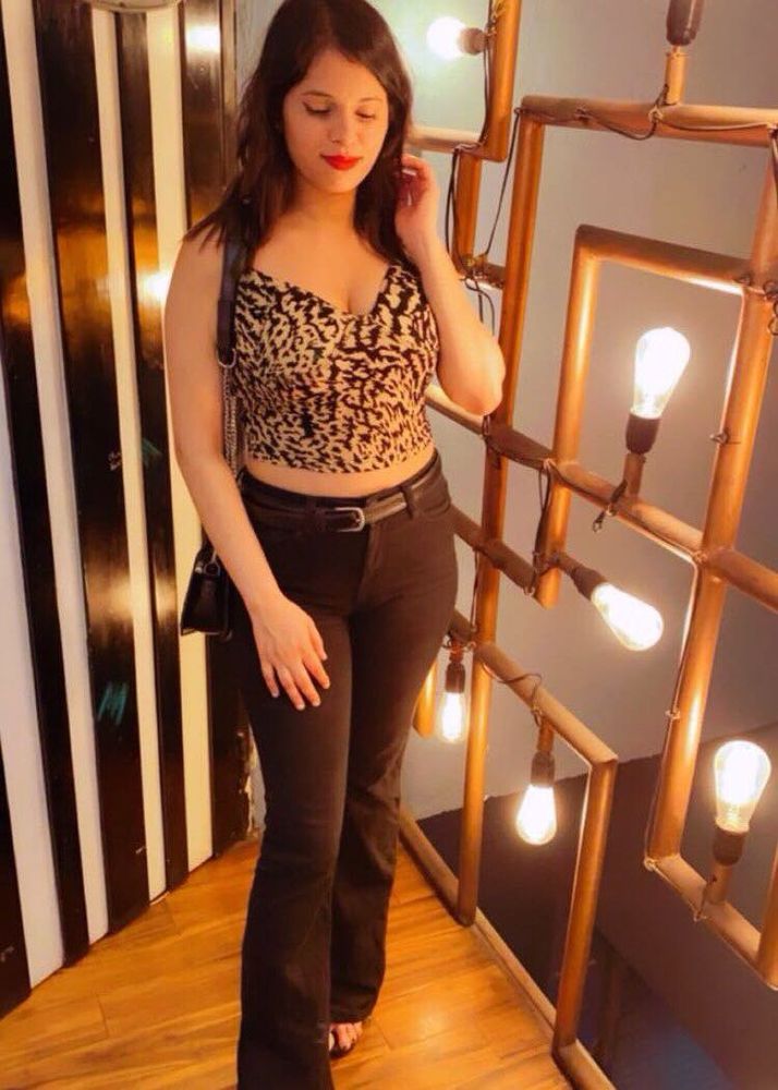 Leopard Print Corset Top