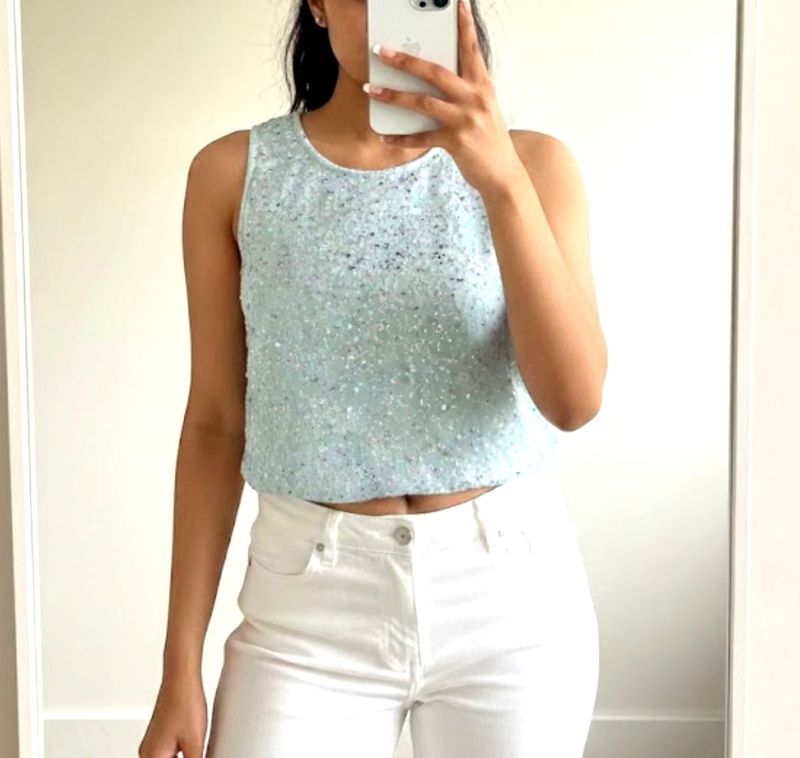 River Island Sequin Tank Top