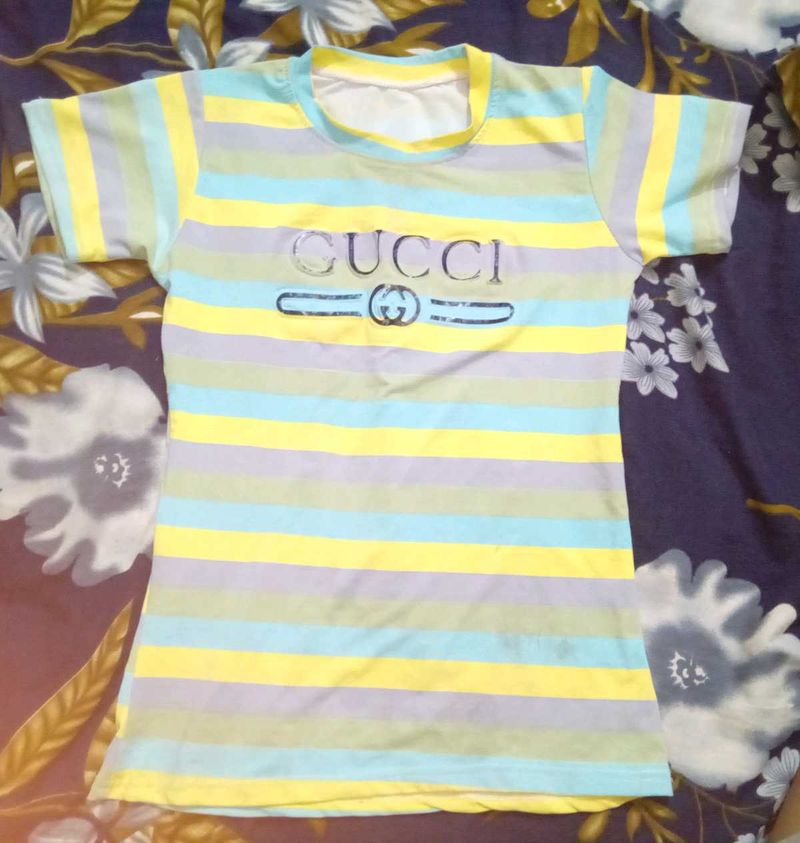 Gucci Striped Logo T-Shirt