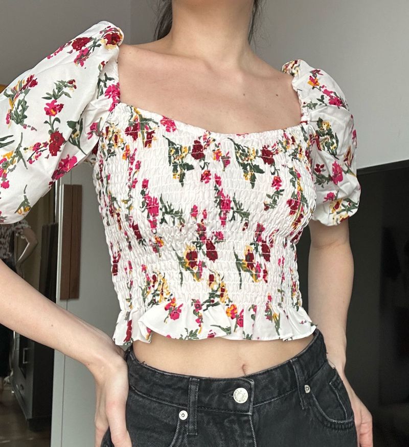 S Floral Blouse