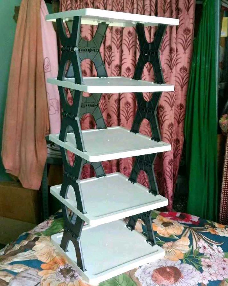 Shoe Rack 5 Layer Foldable Unused 😲