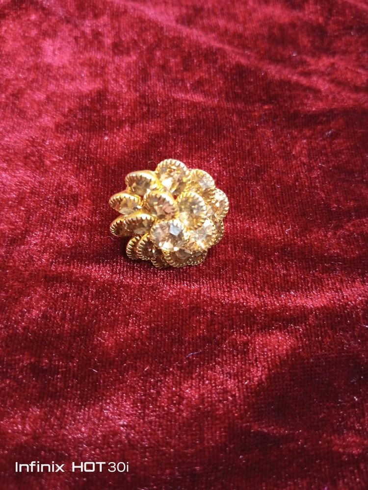 Golden Diamond Ring