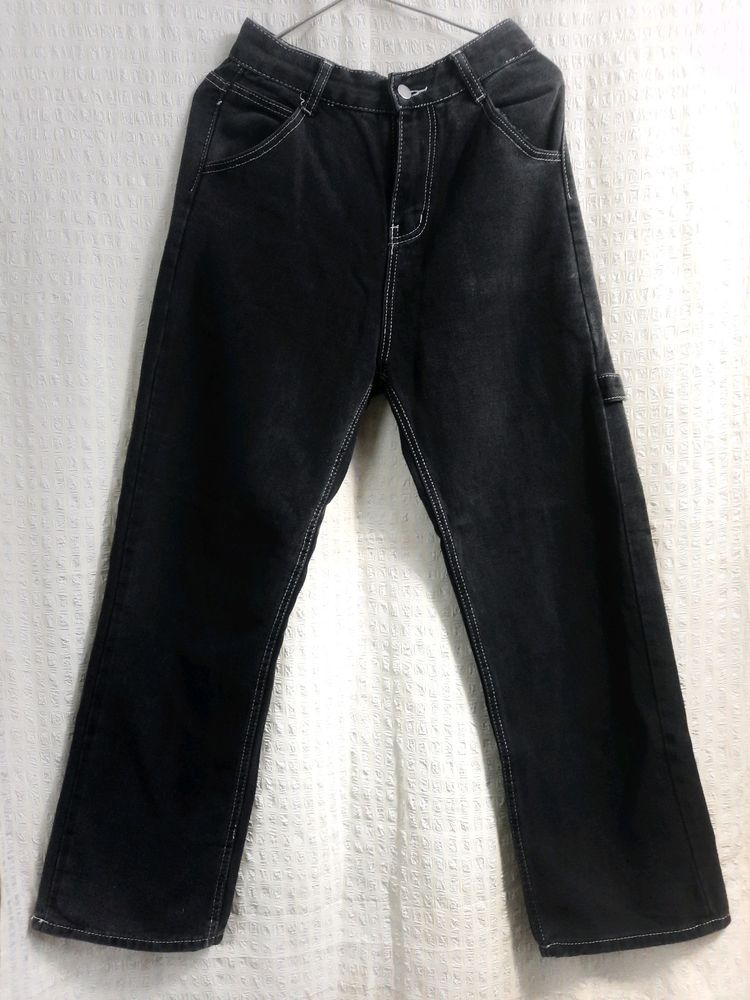 Black Wide Leg Jeans
