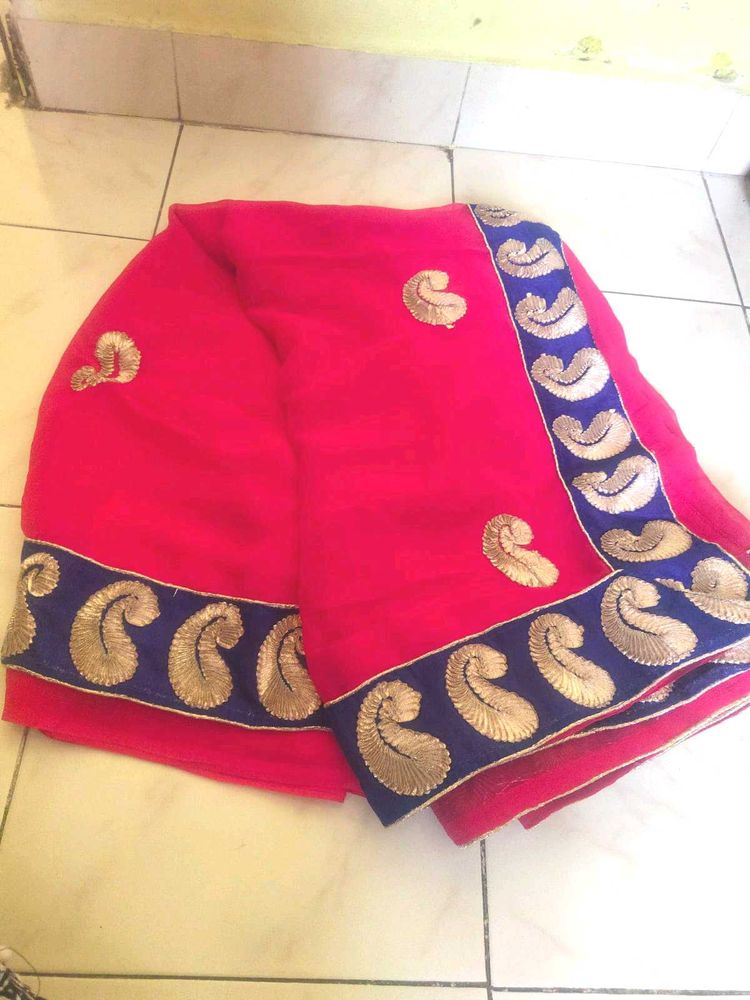 Pink Colour Saree