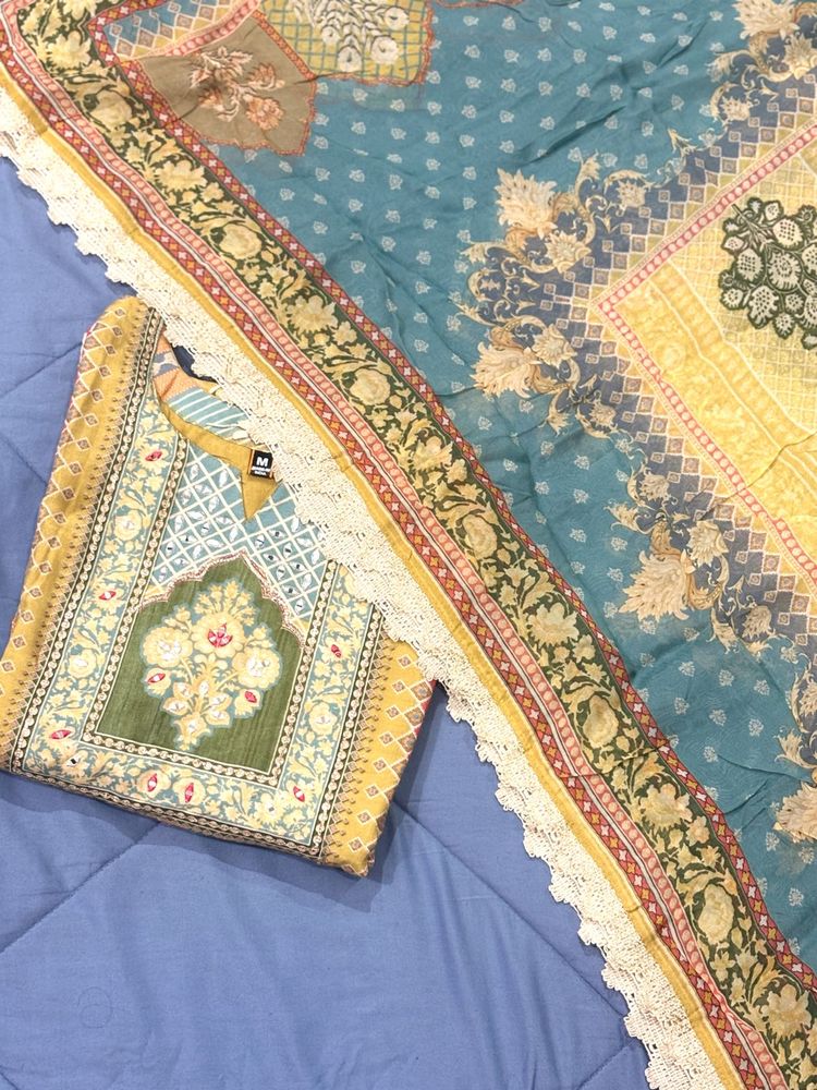 Elegant Dress Material heavy Kurti &amp; Dupatta