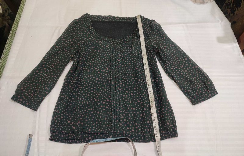 Spotted Print Top
