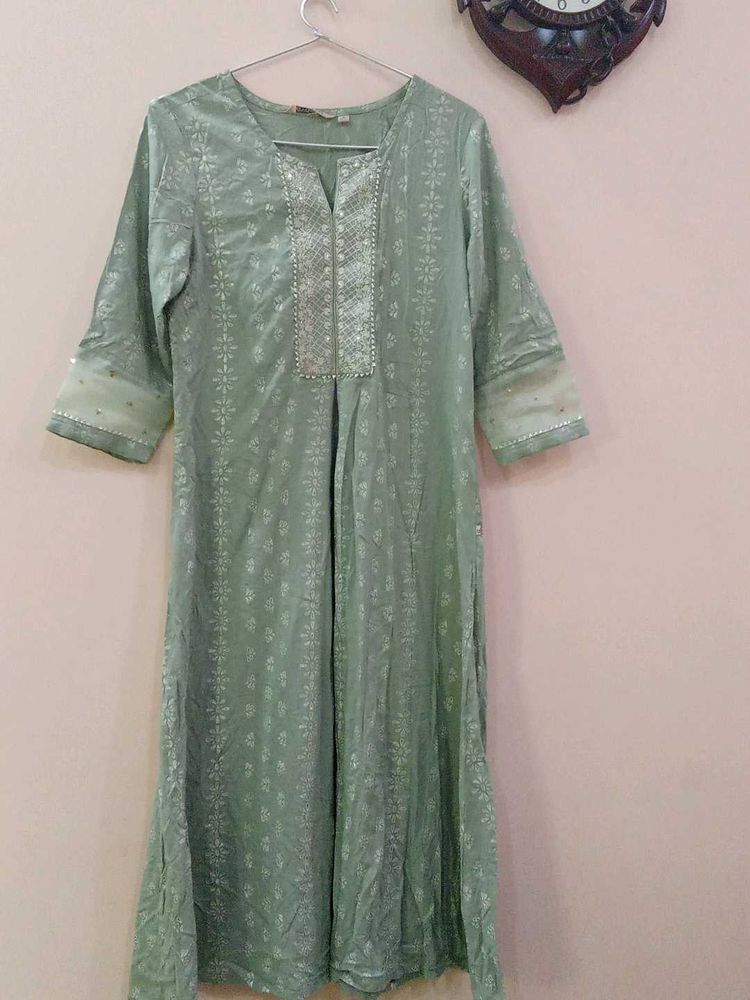 Elegant Sea Green Kurta