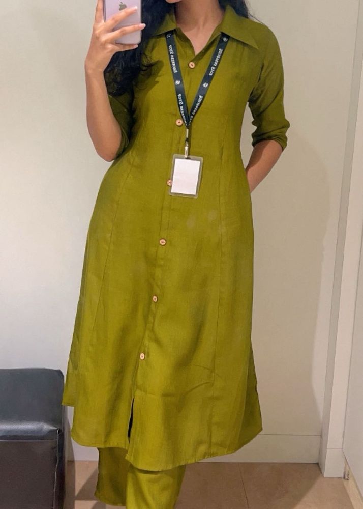 Olive Green co-rd Set