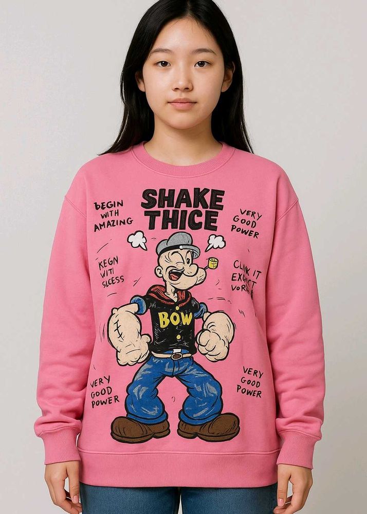 Pink Popeye Sweatshirt