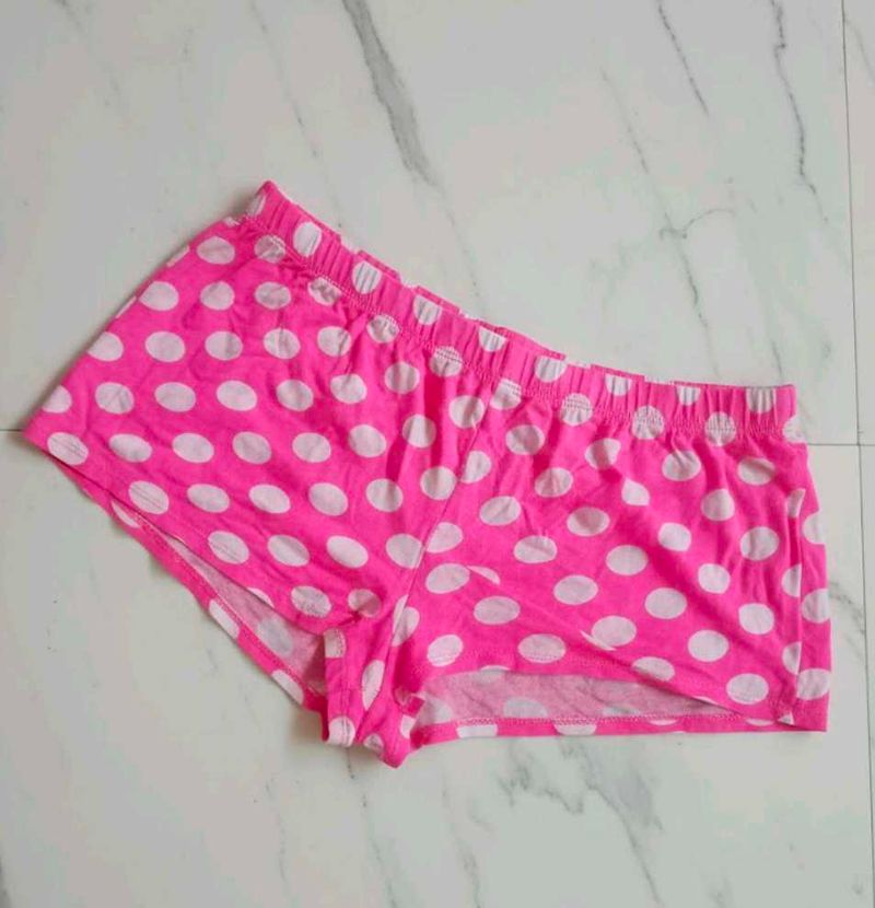 forever 21 Pink Polka Dot Shorts
