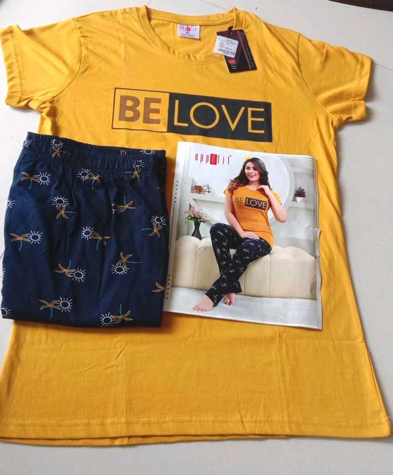 Nightsuit T-shirt With Track