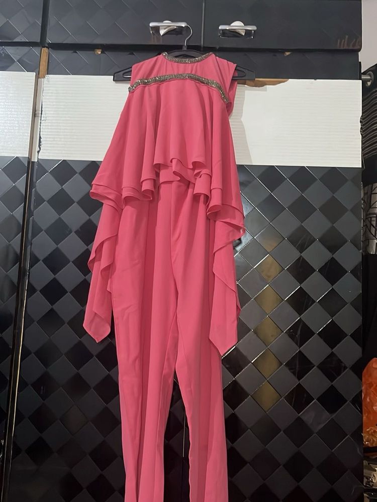 Stylish Pink Jumpsuit