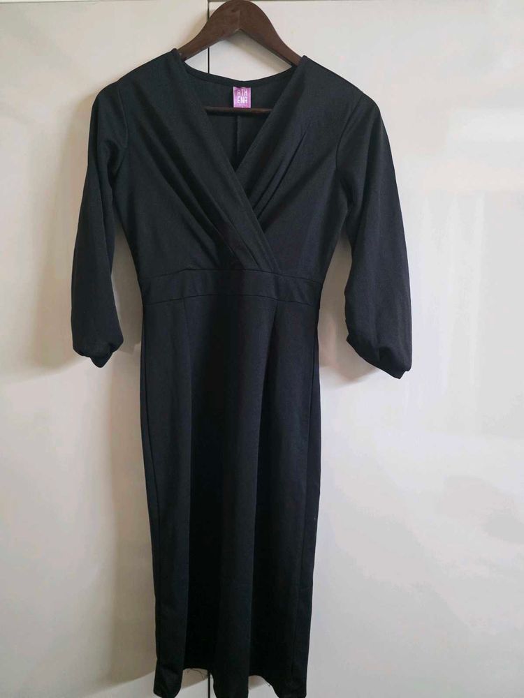 Elegant Black Dress- Small Size