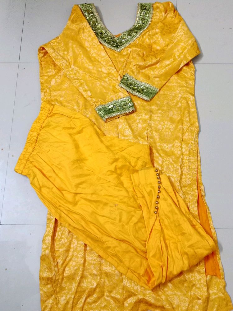 Yellow Bridal Dress