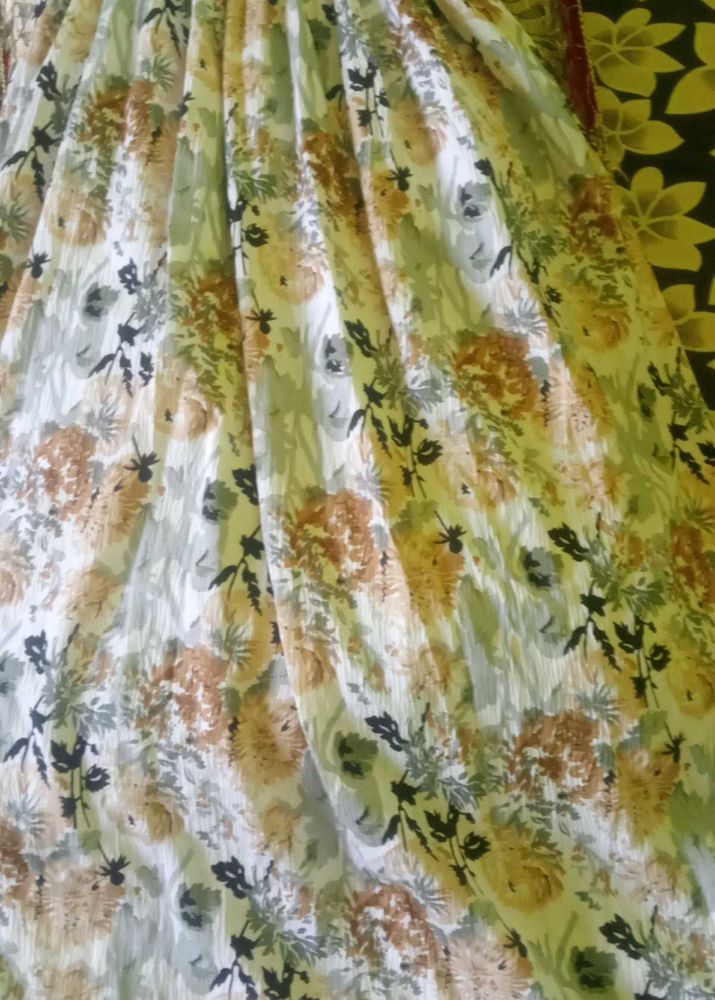 White &amp; Multi Colour Top 3 Fourth Sleeves