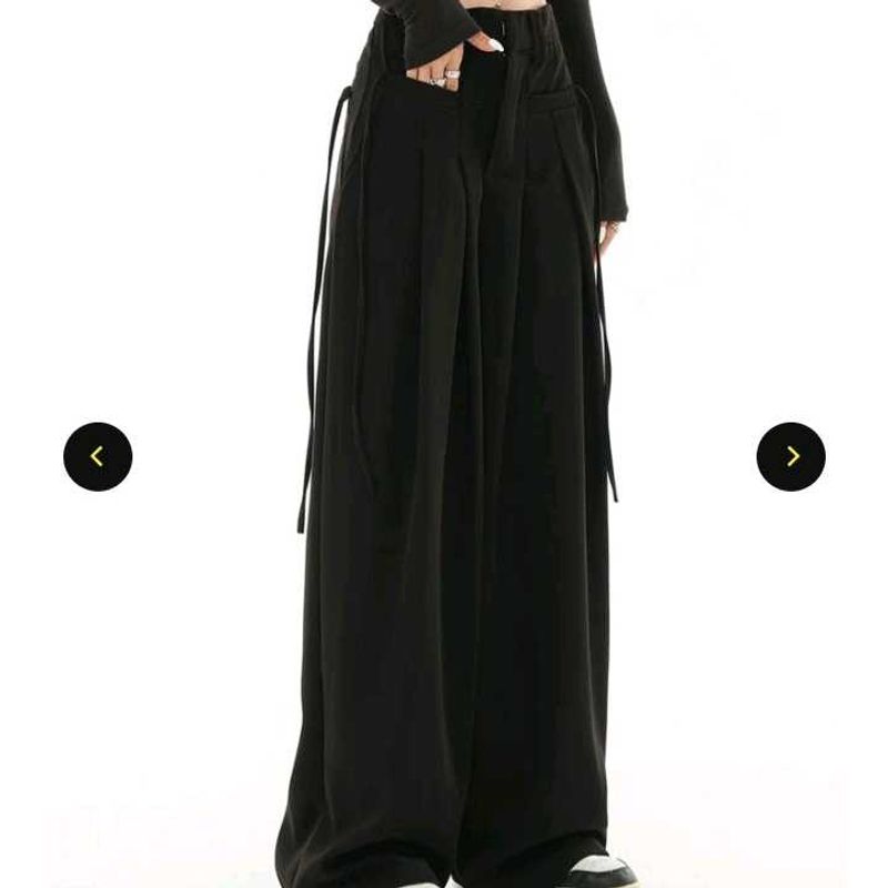 Wide Leg Black Pants
