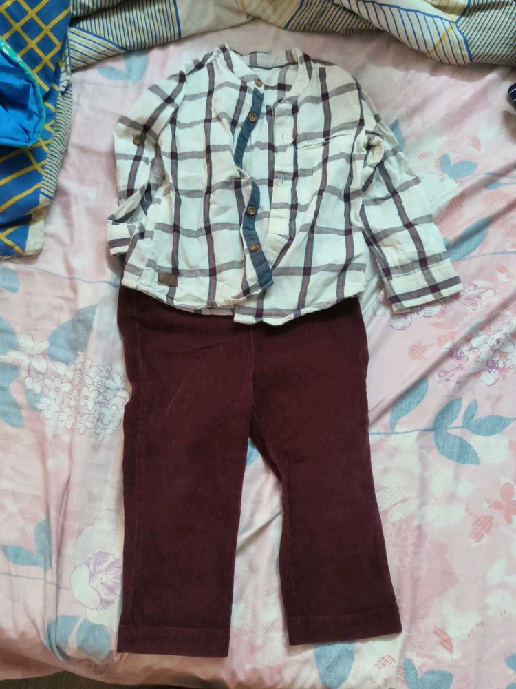 shirt and pant for 24 to 30 months boy