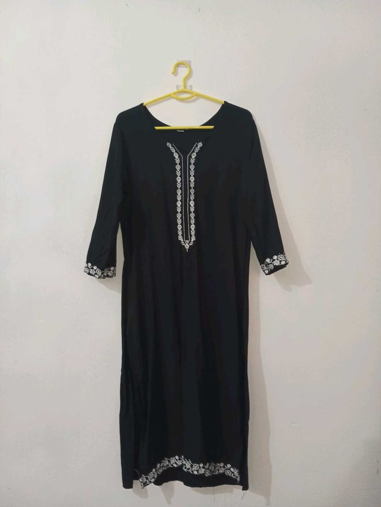Elegant Black Kurta