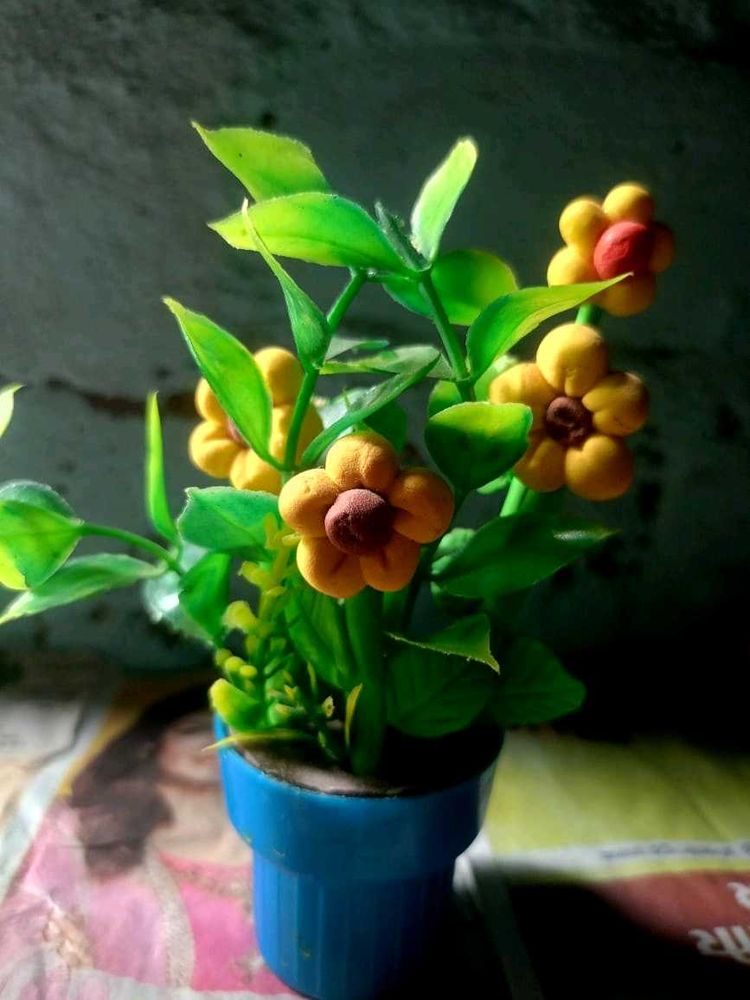 Clay Handmade Flowerpot