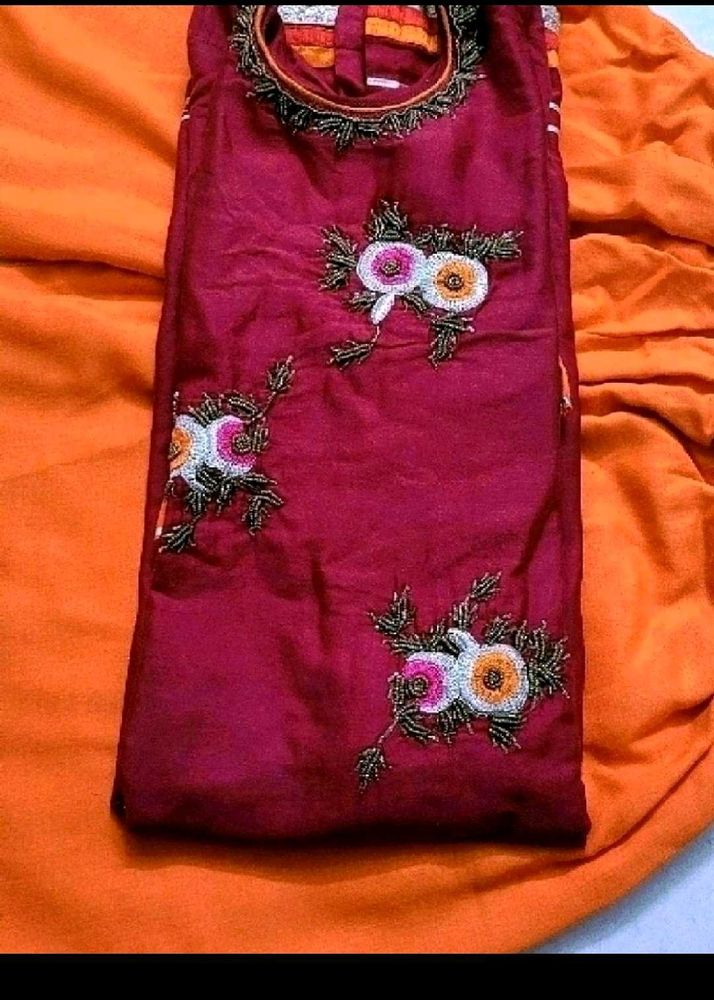 Very attractive ghrara suit &amp; duppata for festival