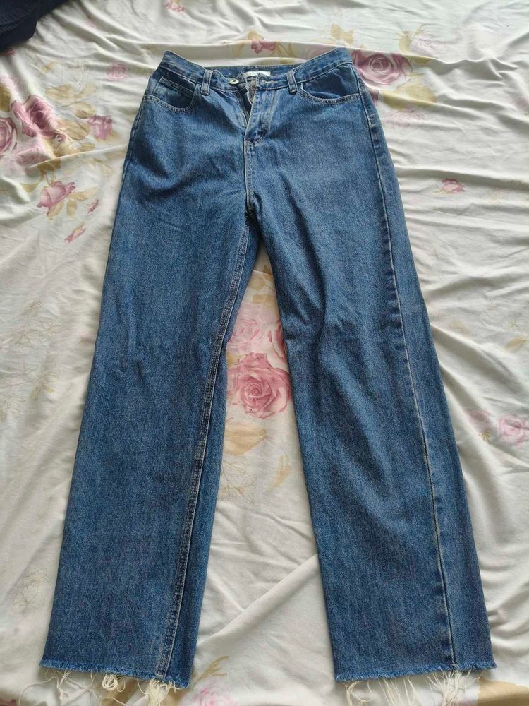 Branded Dark Blue Denim