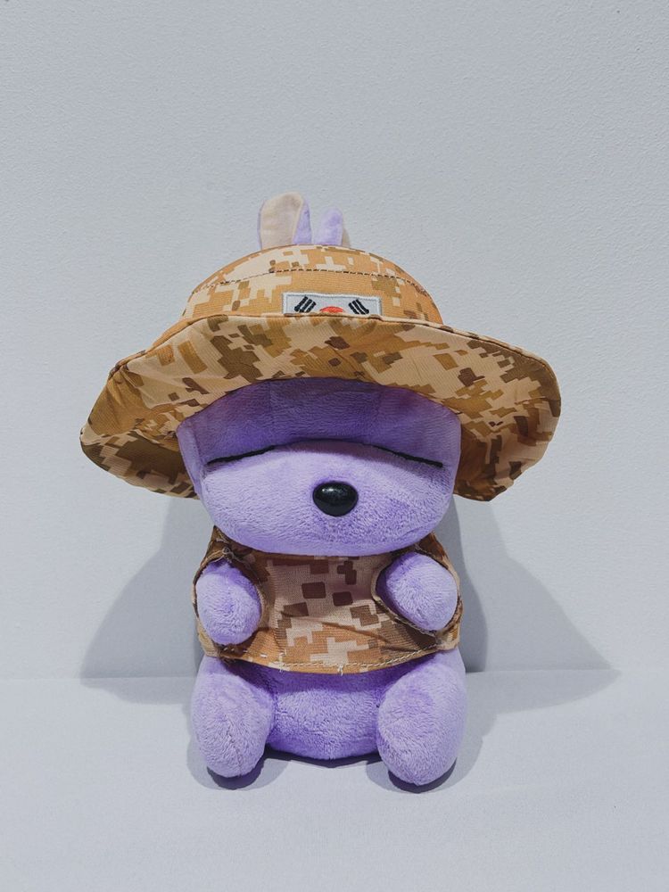 Purple Plushie with Hat