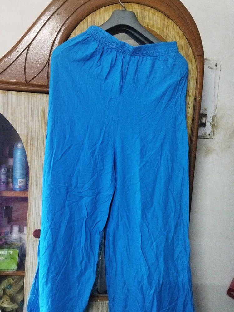 Rayon Plazo For Women 34waist Size