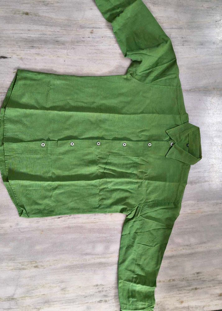 Green Casual Shirt