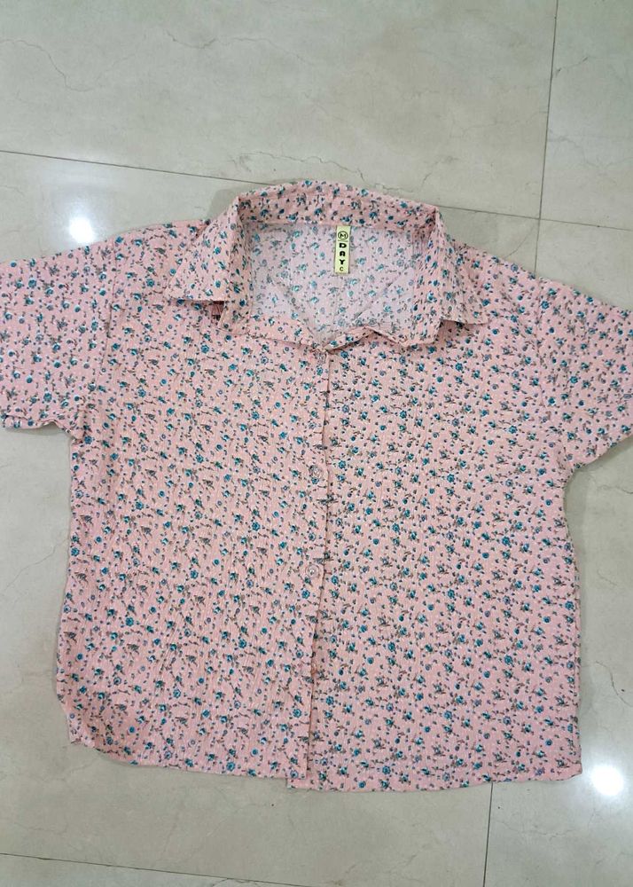 Cute Korean Short Shirt