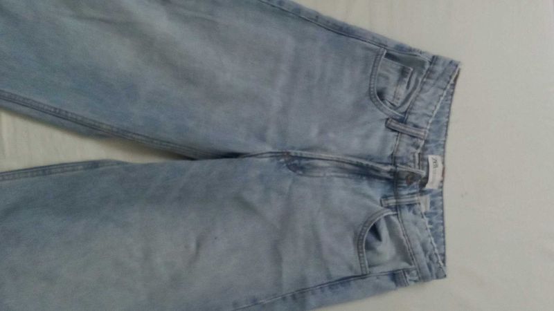 Wide Leg Denim Jeans
