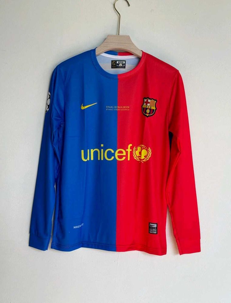 BARCELONA 2008-09 HOME KIT EMBROIDERY FULLSLEEVE