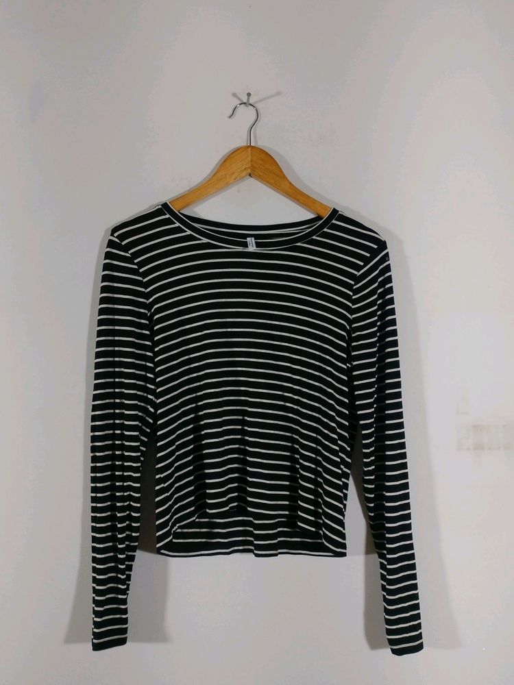 Black Striped Top (Women&#39;s)