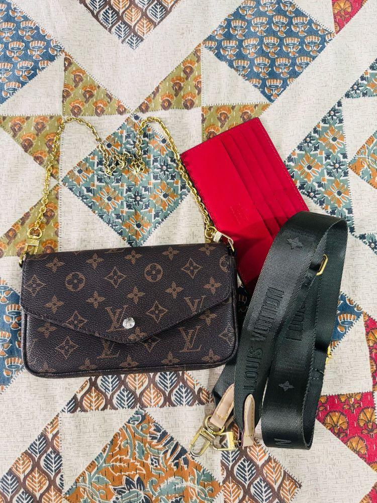LV baguette cum Sling