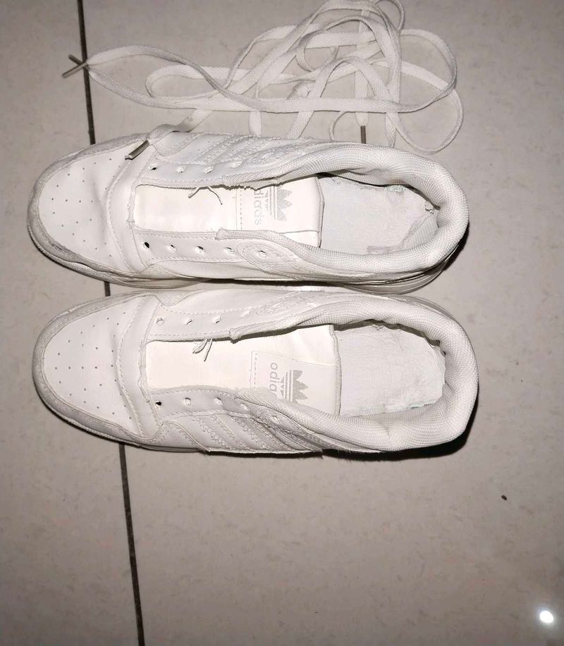 White Adidas Sneakers