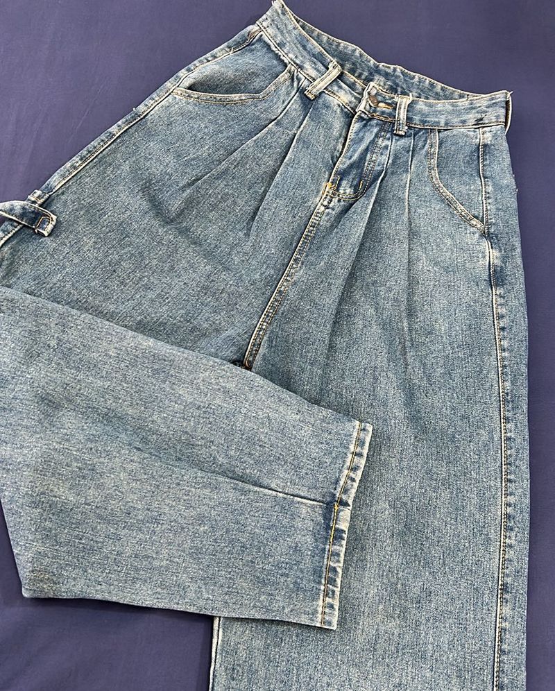 Vintage Style Denim Jeans