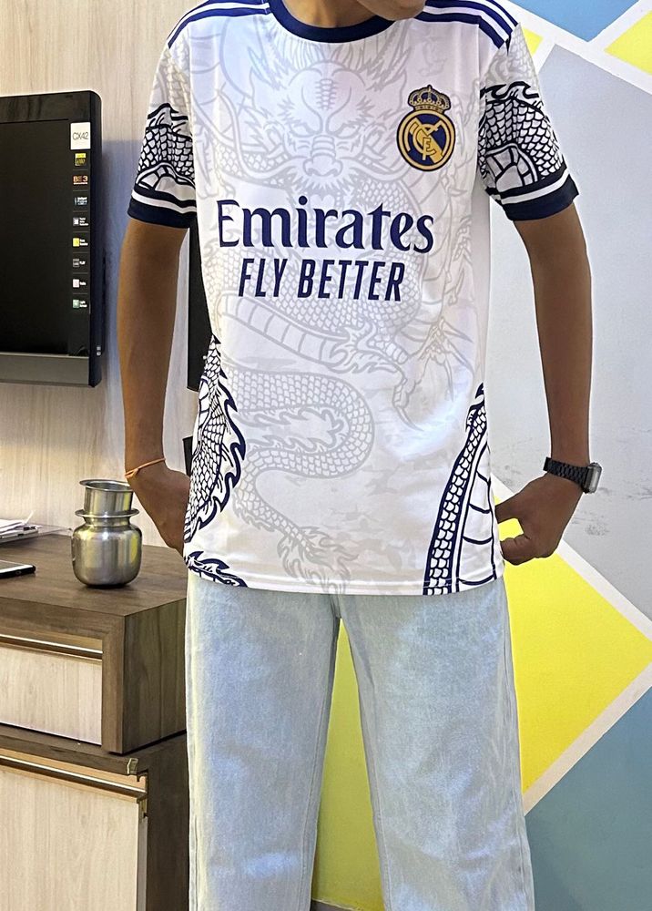 Real Madrid Dragon Jersey - White