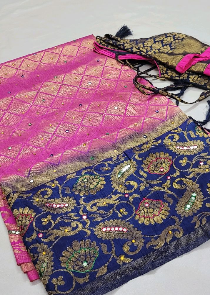 Georgette Saree Without Blouse