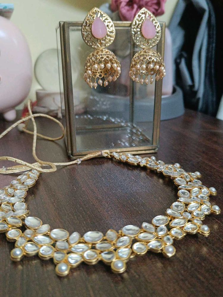 Kundan Jewellery Set
