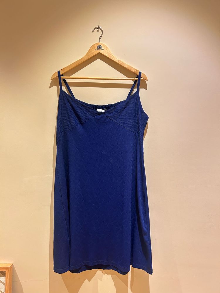 Blue Slip Dress