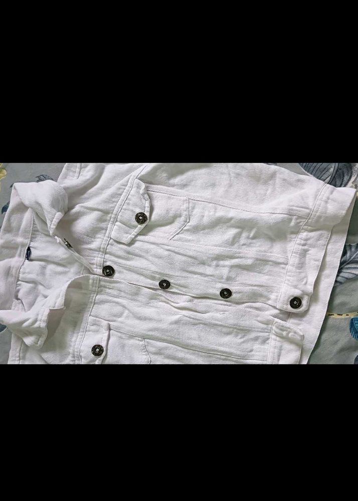 White Denim Jacket