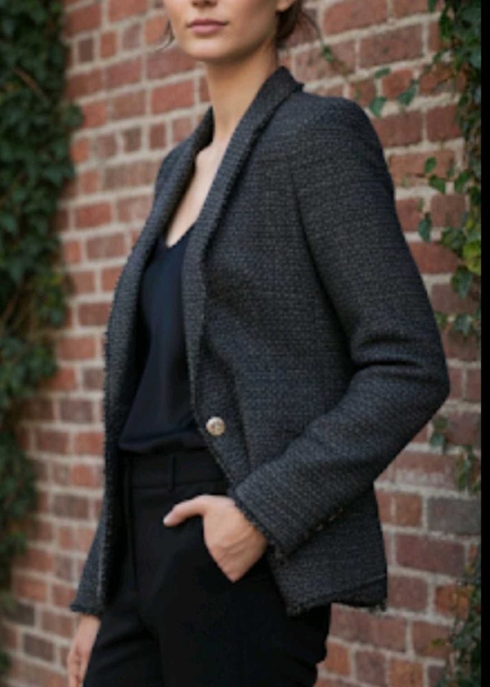 Zara Woman Tweed Blazer